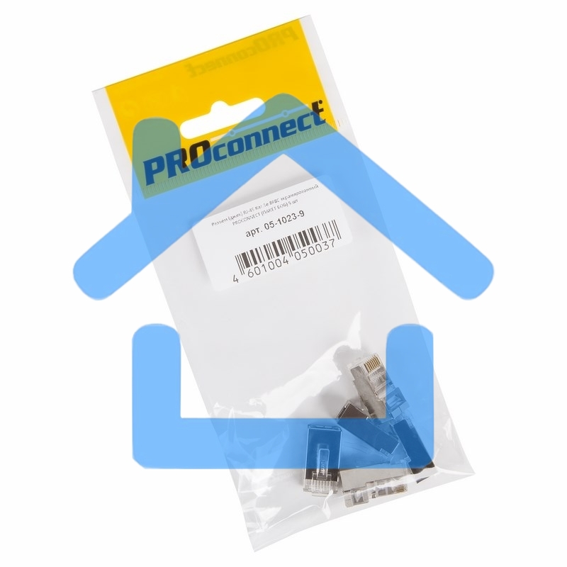 PROconnect Разъем RJ-45(8P8C) под витую пару, FTP экранированный, кат.5e, пакет, 5шт