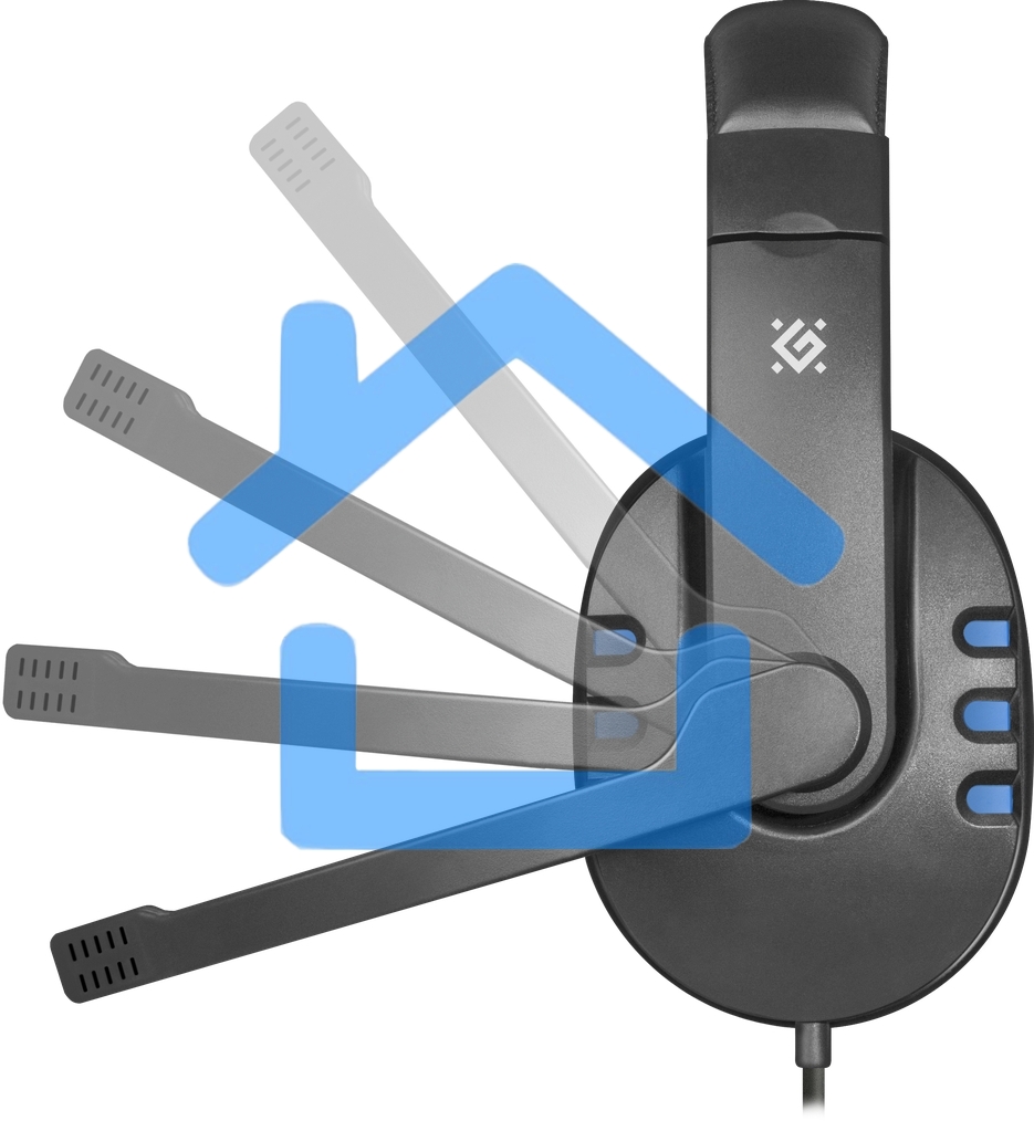 Гарнитура Defender GAMING WARHEAD G-160 BLACK/BLUE
