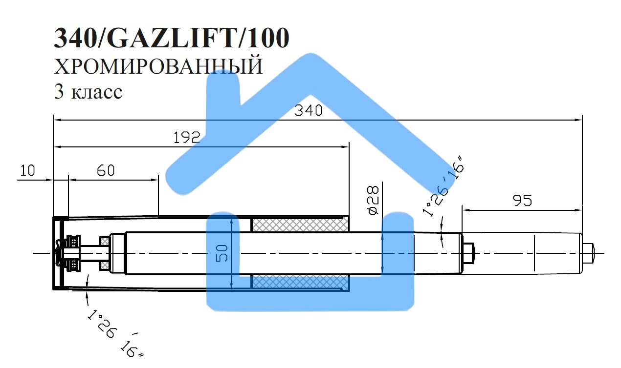 Газлифт Бюрократ 340Gazlift