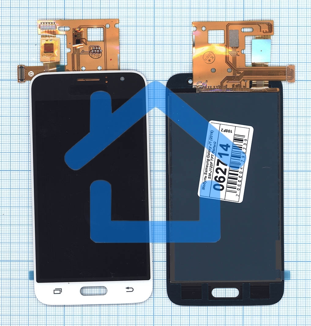 Дисплей для Samsung Galaxy J1 (2016) SM-J120F (TFT) белый