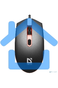 Мышь проводная Defender Dot MB-986 черный, 1600 dpi, USB, кнопки - 4