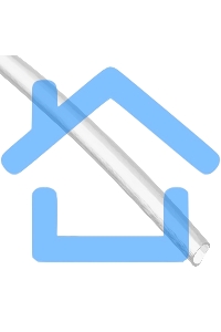 Гидроуровень Matrix удлиненная колба, рельефная градуировка, 10 м