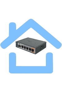 PoE-маршрутизатор MikroTikRB760iGS2 ядра (880 МГц), 5х 1G RJ45, SFP, USB, MicroSD, раздача PoE (HEX S)