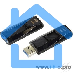 Флешка USB R/W 64Gb Silicon Power Blaze B50, USB 3.0, черный