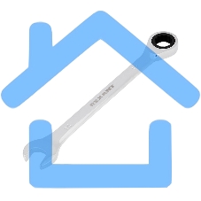 Ключ комбинированный трещоточный Rexant 14 мм, CrV, зеркальный хром