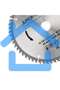 Диск пильный 255 мм х 60 зуб х 32/30 мм Kranz