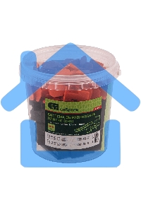 Система выравнивания плитки (СВП), комплект: зажимы, клинья (50/50 шт), упаковка ведро Сибртех