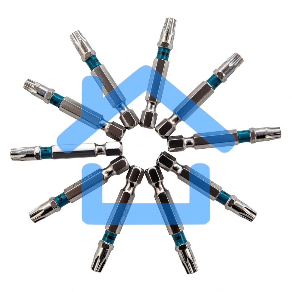 Набор бит TORX 30х50, сталь S2, 10 шт. Gross