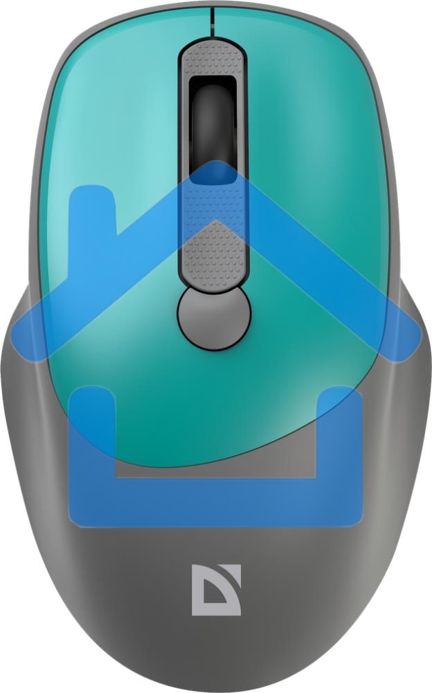 Мышь беспроводная Defender Feam MM-296 мятный, 1600 dpi, радиоканал, USB, кнопки - 4