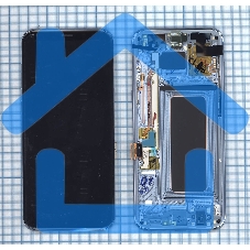 Дисплей для Samsung Galaxy S8 Plus SM-G955F черный с голубой рамкой