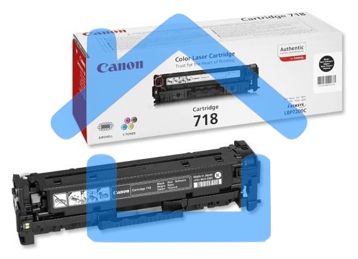 Картридж лазерный Canon Cartridge 718BK (2662B002) черный (3400 стр.) для Canon LBP7200/MF8330/8350