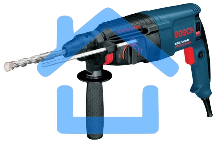 Перфоратор Bosch GBH 2-26 DRE Professional патрон:SDS-plus уд.:2.7Дж 800Вт (кейс в комплекте)