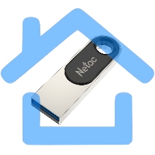 Флешка USB Netac U278 32 Gb <NT03U278N-032G-20PN>, USB 2.0, металлическая матовая