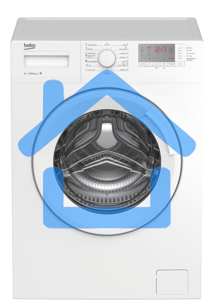 Стиральная машина Beko WRS5512BWW белый, загрузка фронтальная 5 кг, 1000 об/мин., класс: А