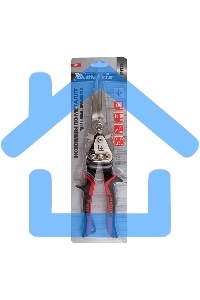 Ножницы по металлу Matrix, удлиненные, 290 мм, прямой рез, CrMo, 2-комп.обрезиненные рук-ки, PRO