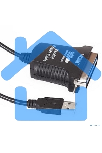 Кабель AM/LPT 1.8м VCOM Кабель-адаптер USB -> LPT (прямое подключение к LPT порту принтера), VUS7052