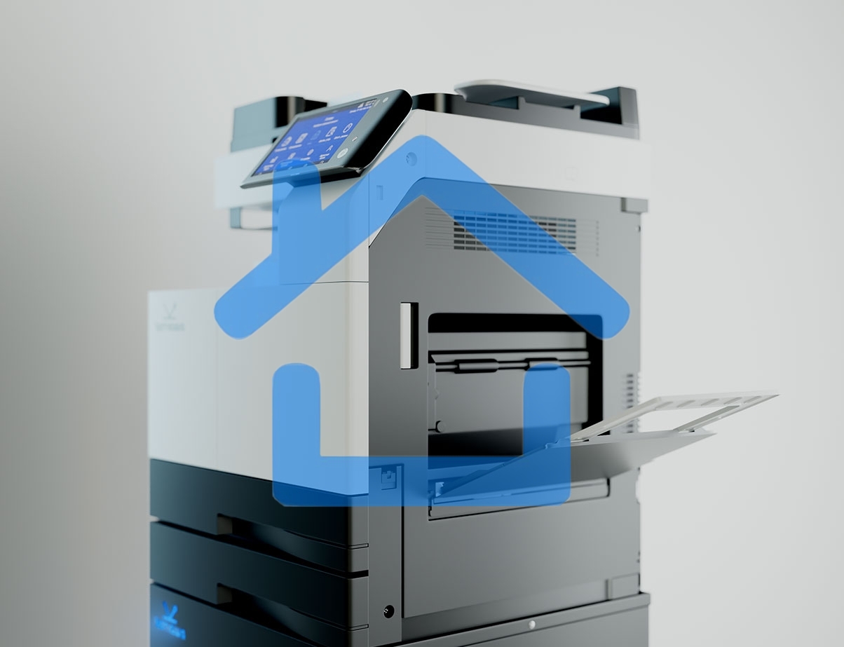 МФУ лазерное Катюша M348p (Россия), A3, ч/б, печ. 48 стр/мин., скан. до 70 стр/мин., 1200 x 1200 dpi (печать) 600 x 600 DPI (скан.), Ethernet, USB