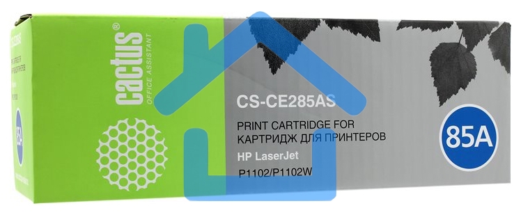 Картридж лазерный Cactus CS-CE285AS черный (1600 стр.) для HP LJ P1102/P1102W/M1130/M1132