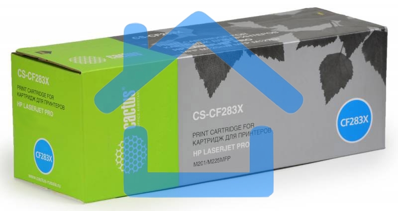 Картридж лазерный Cactus CF283X (CS-CF283X) черный (2200 стр.) для принтеров HP LaserJet Pro M225dn/ M201/ M202