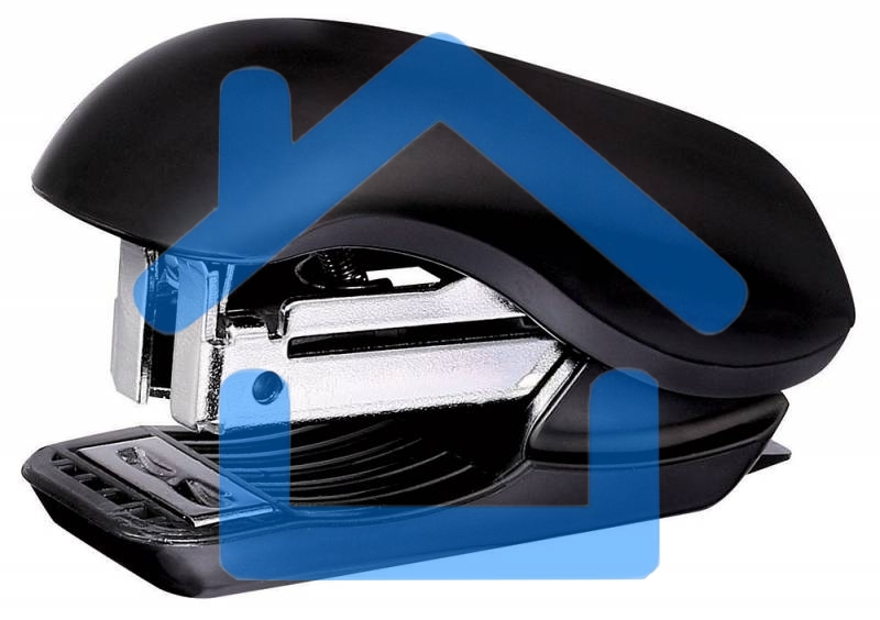 Степлер Kw-Trio 056C3 mini Dolphin 24/6 26/6 (15 листов) встроенный антистеплер, асс