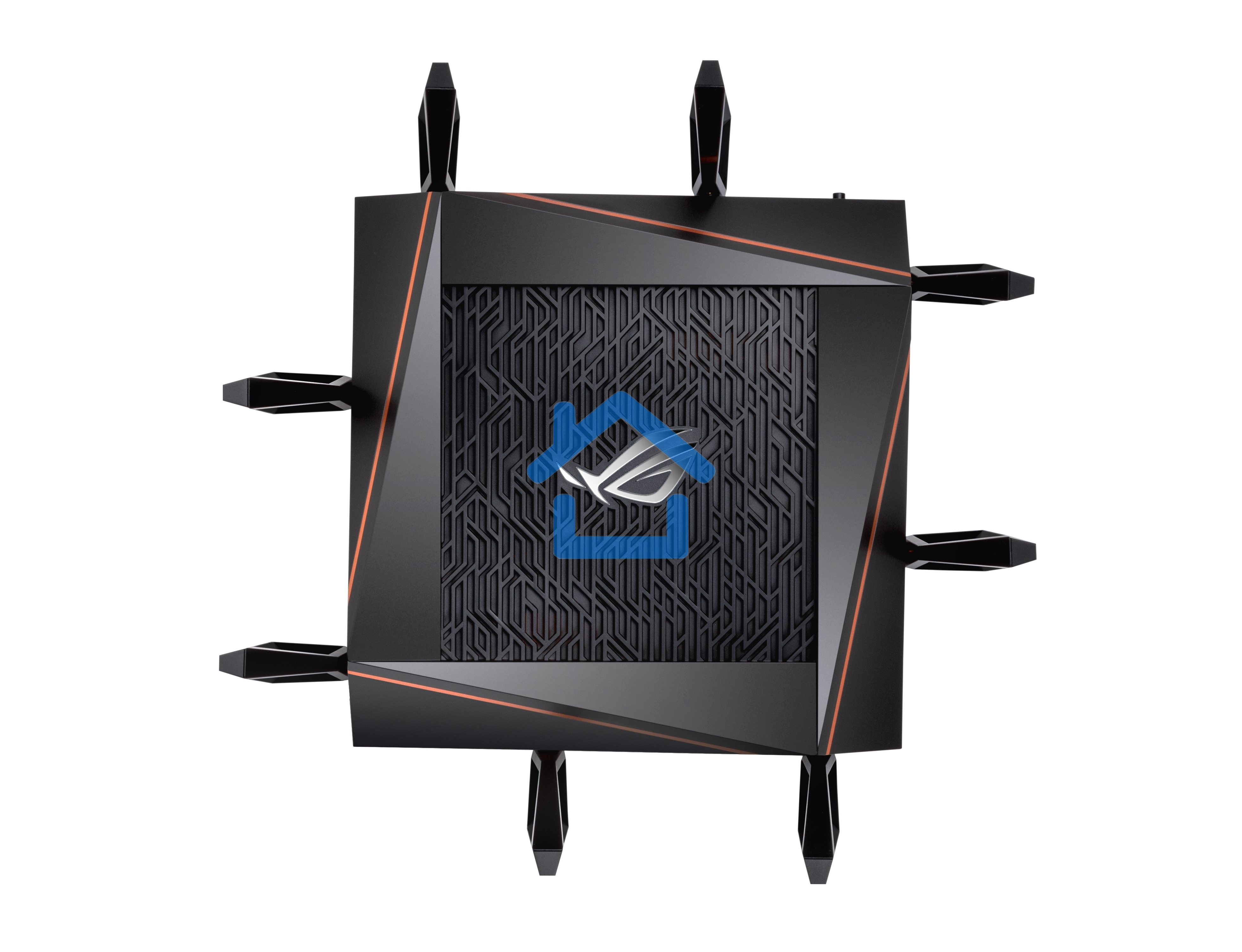 Маршрутизатор ASUS GT-AX11000 Tri-band WiFi 6(802.11ax) Gaming Router –World's first 10 Gigabit Wi-Fi router with a quad-core processor, 2.5G gaming port, DFS band, wtfast, Adaptive QoS, AiMesh for mesh wifi system