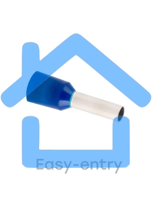 Наконечник штыревой втулочный изолированный НШвИ 2,5-8 (50шт.) EKF PROxima nhvi-2.5-8