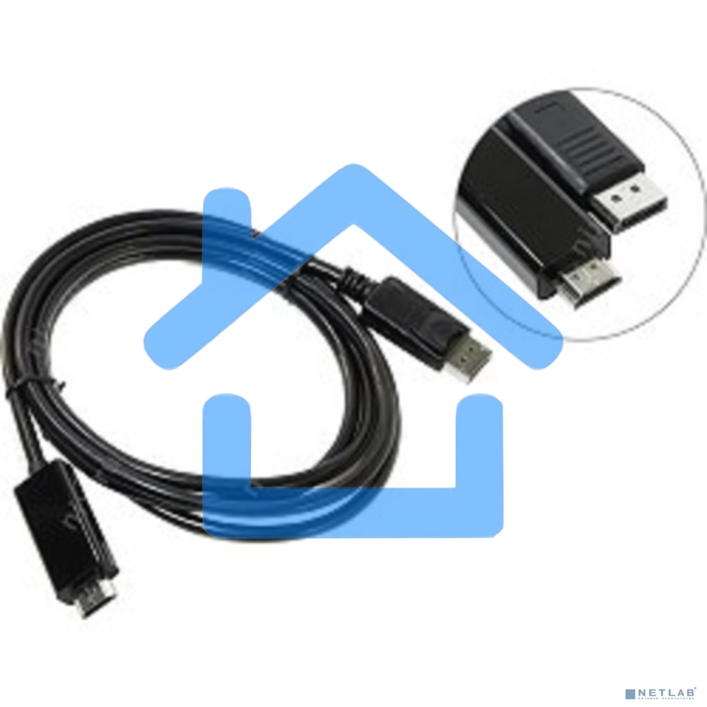 Кабель-переходник DisplayPort M-> HDMI M 1.8m Telecom [TA494)
