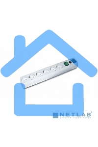 Сетевой фильтр Most RG 10м (6 розеток) белый (коробка)