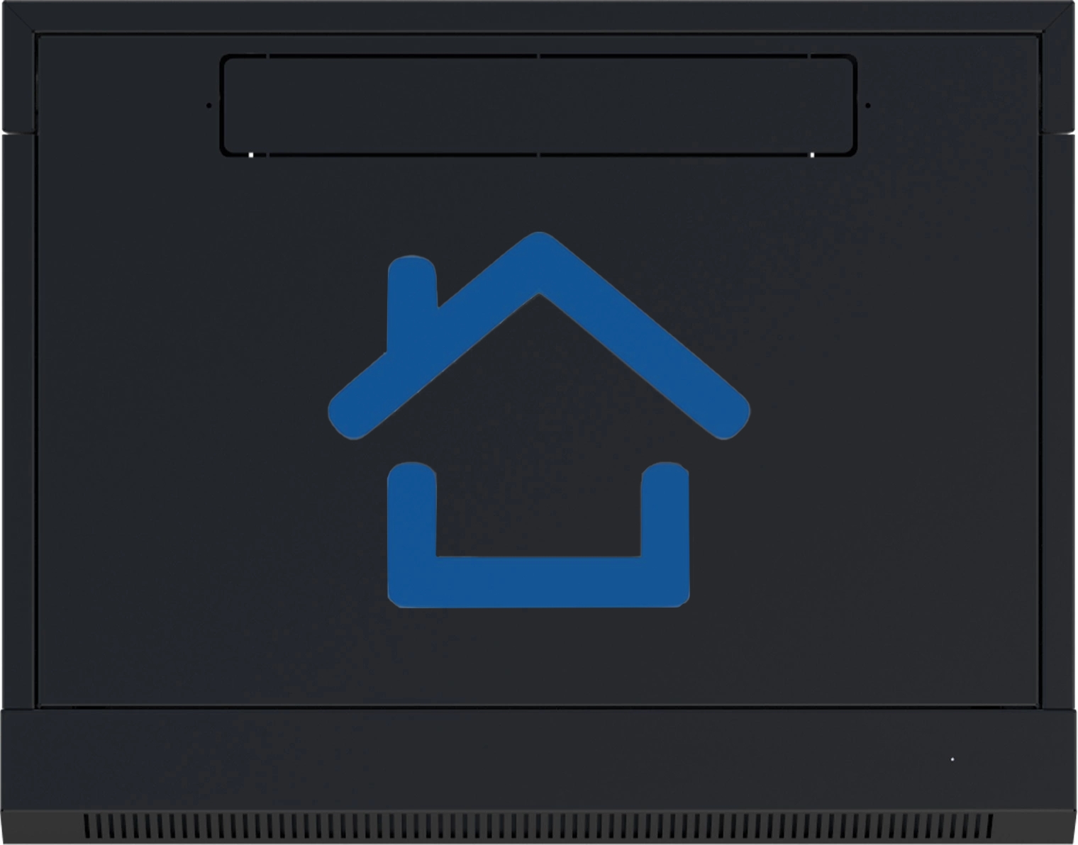 Шкаф коммутационный NTSS (NTSS-W9U6060GS-BL) настенный 9U 570x600мм пер.дв.стекл 60кг черный 22кг