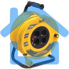 Катушка Iek WKP14-10-04-30 УК30 с т/з 4 места 2 Р + P Е /30м 3х1,0 мм2 