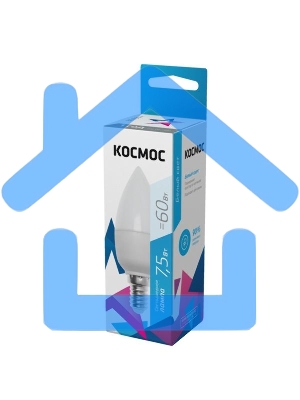 Лампа светодиодная LED BASIC CN 7.5Вт 220В E14 4500К Космос LkecLED7.5wCNE1445