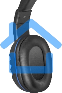 Гарнитура Defender GAMING WARHEAD G-160 BLACK/BLUE