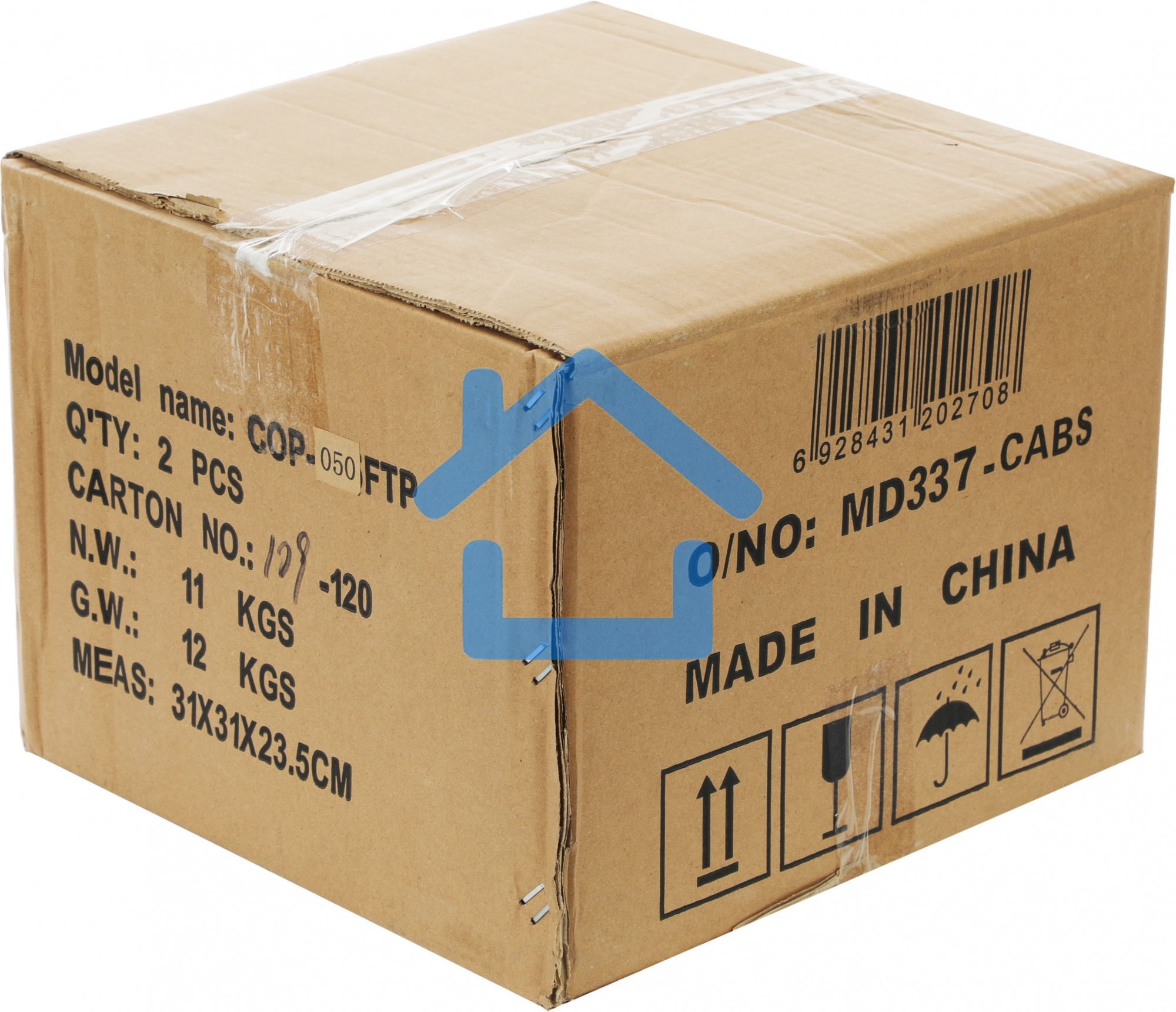 Кабель сетевой Ningbo FTP 4 пары cat5E solid 0.5мм Cu molded 305м серый