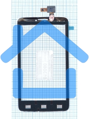 Сенсорное стекло (тачскрин) для Alcatel One Touch Scribe Easy 8000D черное