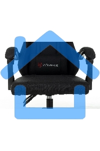 Кресло игровое Zombie Rudger черный с подголов. крестов. пластик