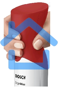 Блендер погружной Bosch MSM64110 450Вт белый/красный