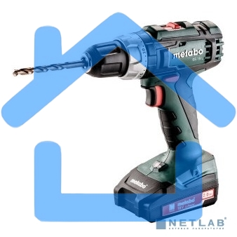 Дрель Metabo BS 18 L Акк.винт. 602321500 50Нм,2х2А·ч,кейс