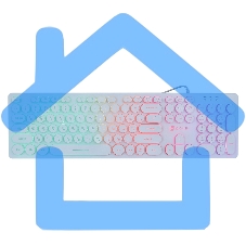 Клавиатура Oklick 420MRL 1091227 проводная, USB, белый