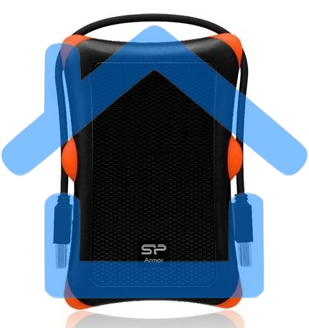 Внешний жесткий диск Silicon Power USB 3.0 1Tb A30 SP010TBPHDA30S3K Armor 2.5
