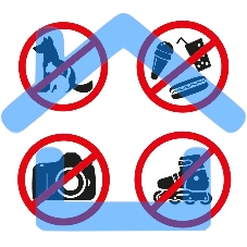 Наклейки запрещающие знаки Rexant 56-0040-9 Наклейки запрещающие знаки Rexant 56-0040-9