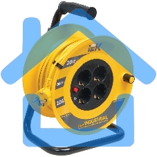 Удлинитель на катушке 4х20м с заземл. 10А IP20 УК20 Удлинитель на катушке 4х20м с заземл. 10А IP20 УК20