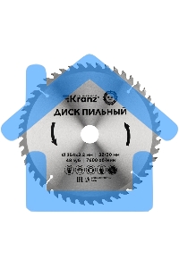 Диск пильный 254 мм х 48 зуб х 32/30 мм Kranz