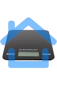 Весы кухонные электронные Endever Skyline KS-527, вес от 2 г до 5 кг. Закаленное стекло повышенной прочности, LCD-дисплей, авто откл.