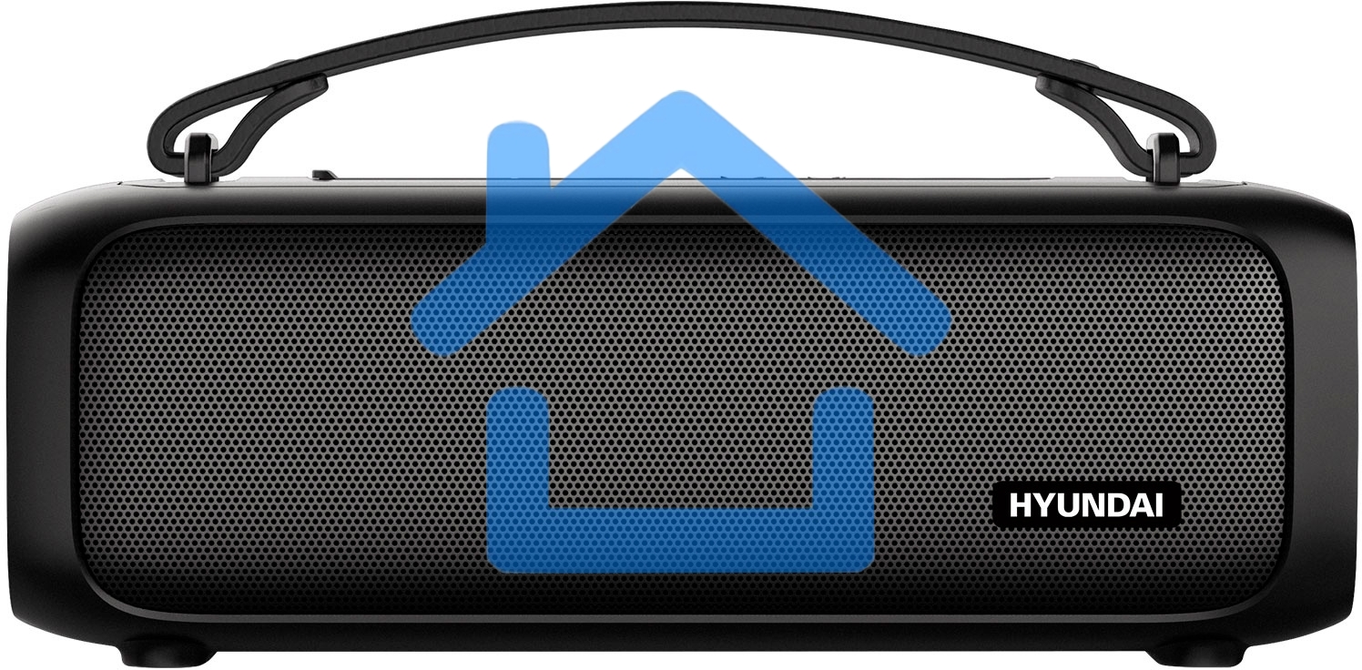 Портативная колонка Hyundai H-PS1020 черный 16W 2.0 BT 10м 1500mAh