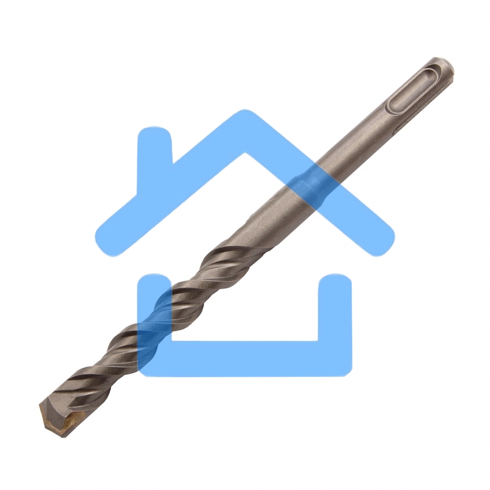 Бур по бетону, двойная спираль, Cobalt W-tip, 14x160 мм, SDS PLUS Denzel
