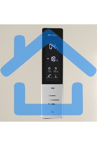 Холодильник Maunfeld MFF1857NFBG бежевый инвертер двухкамерный 336/117л морозилка снизу