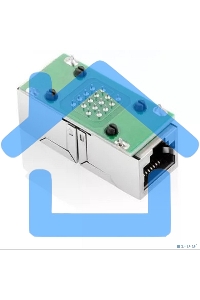 Модуль RJ-45 (F) <->RJ-45(F),FTP, проходной, ABS пластик, черный, кат. 5e VCOM <CT251S>