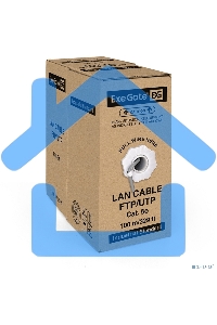 Кабель ExeGate Special UTP 4 пары кат.5e CCA, 26AWG, бухта 100м, серый, PVC