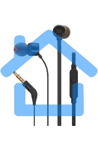 Наушники проводные JBL T110 черный