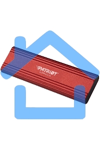 Внешний SSD Patriot Transporter Lite, 1TB, USB 3.2 Gen 2 Type-A/Type-C, R/W 1000/1000, красный